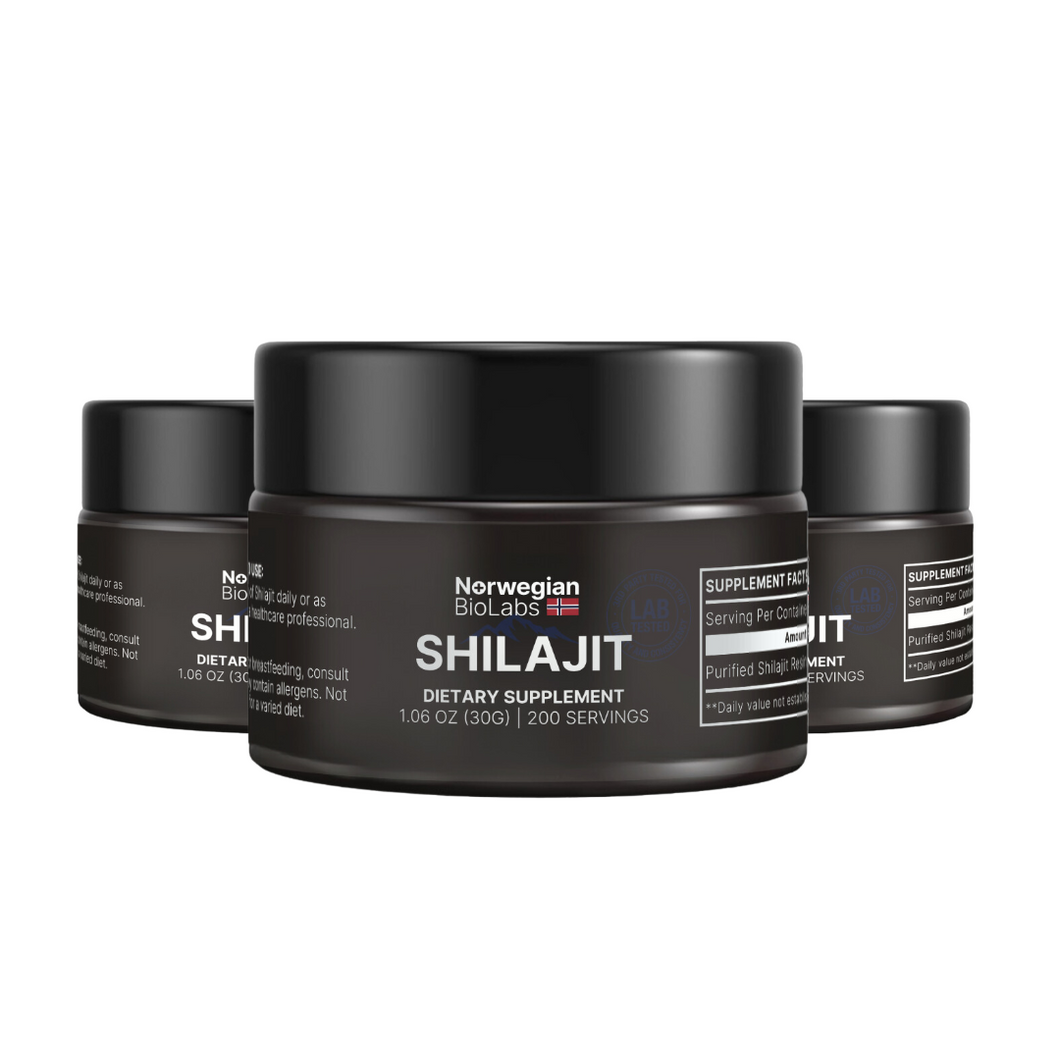 3x Osmo Shilajit-Harz